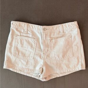 We The Free Cream Jean Shorts